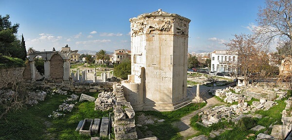 Agora romaine Tour des Vents Athènes